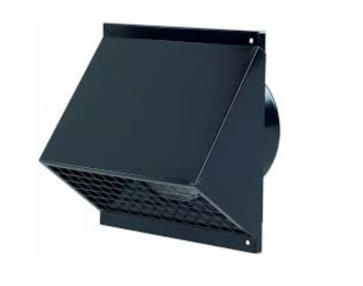 Ventilačná výustka s protidažďovým krytom 125 mm